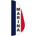 "Marina" Flag 3' x 8' Message Feather Flag